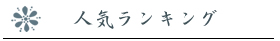 人気ランキング